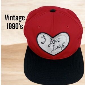 Vintage 90s I Love Lucy Snapback Hat ANNCO Professional Model